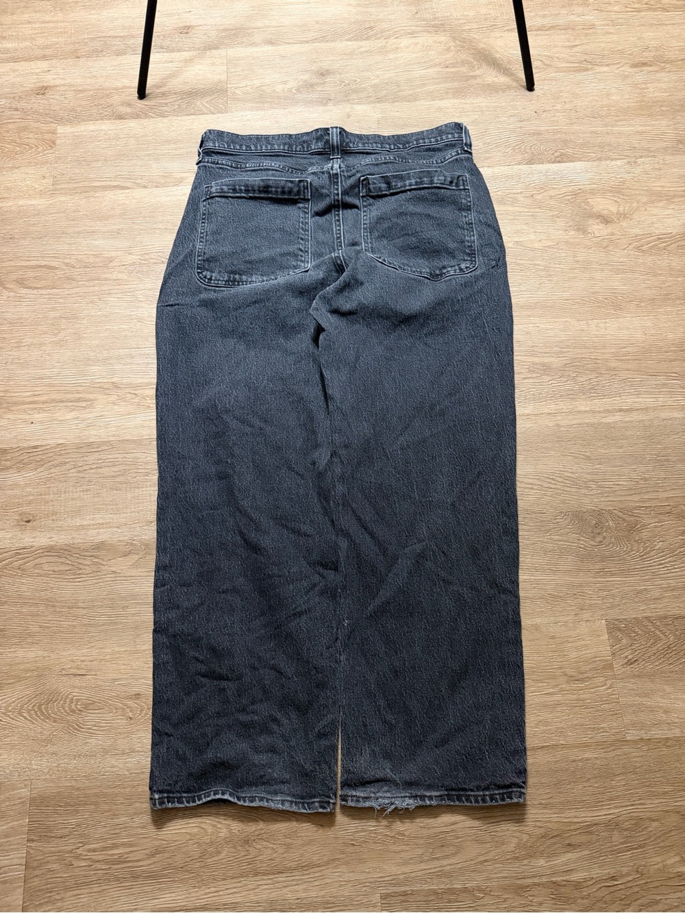 Black Hollister, baggy jeans size 34×30